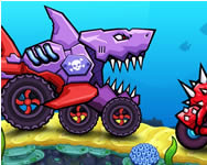 Car eats car underwater adventure Transformers HTML5 jtk
